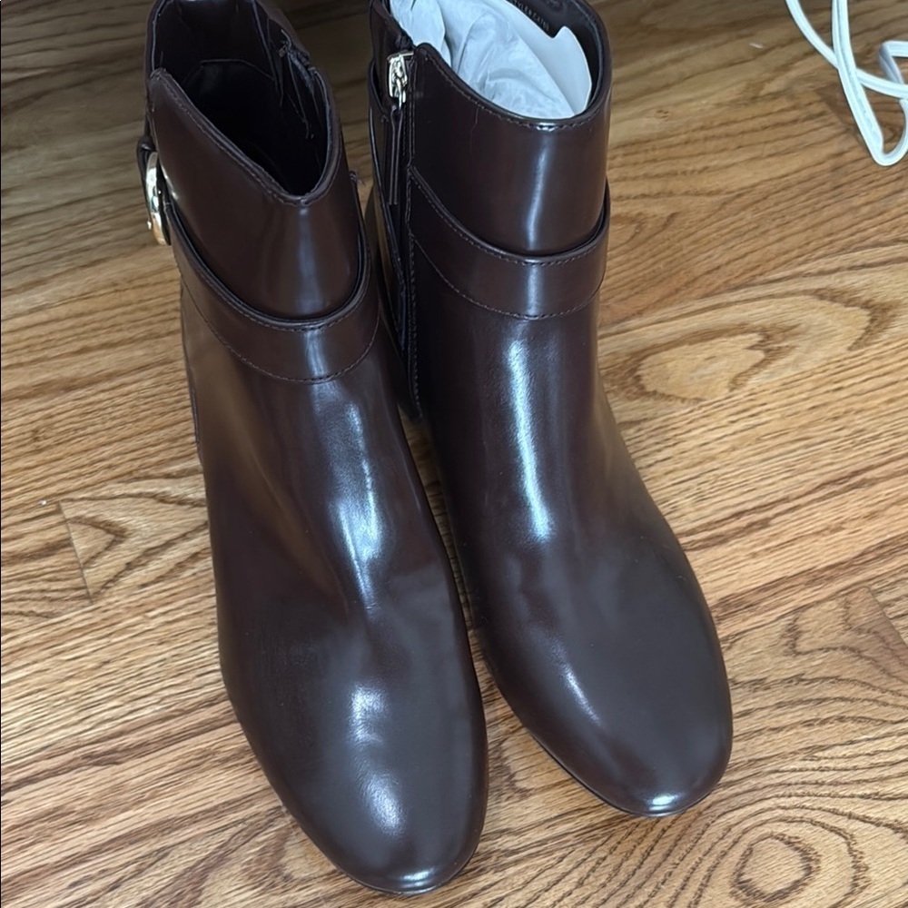 NWT J. Crew Brown Ankle Boots SIZE 10